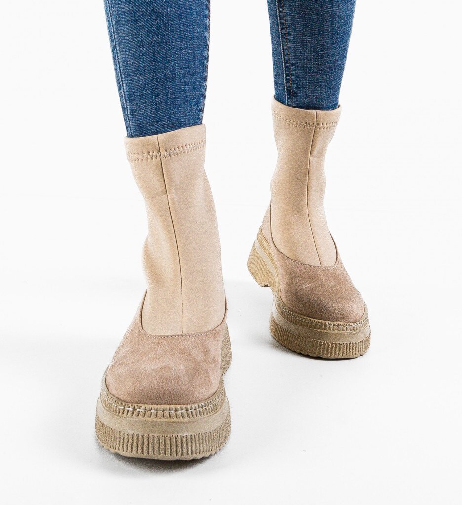 Wow Shoes Боти Herma Бежов