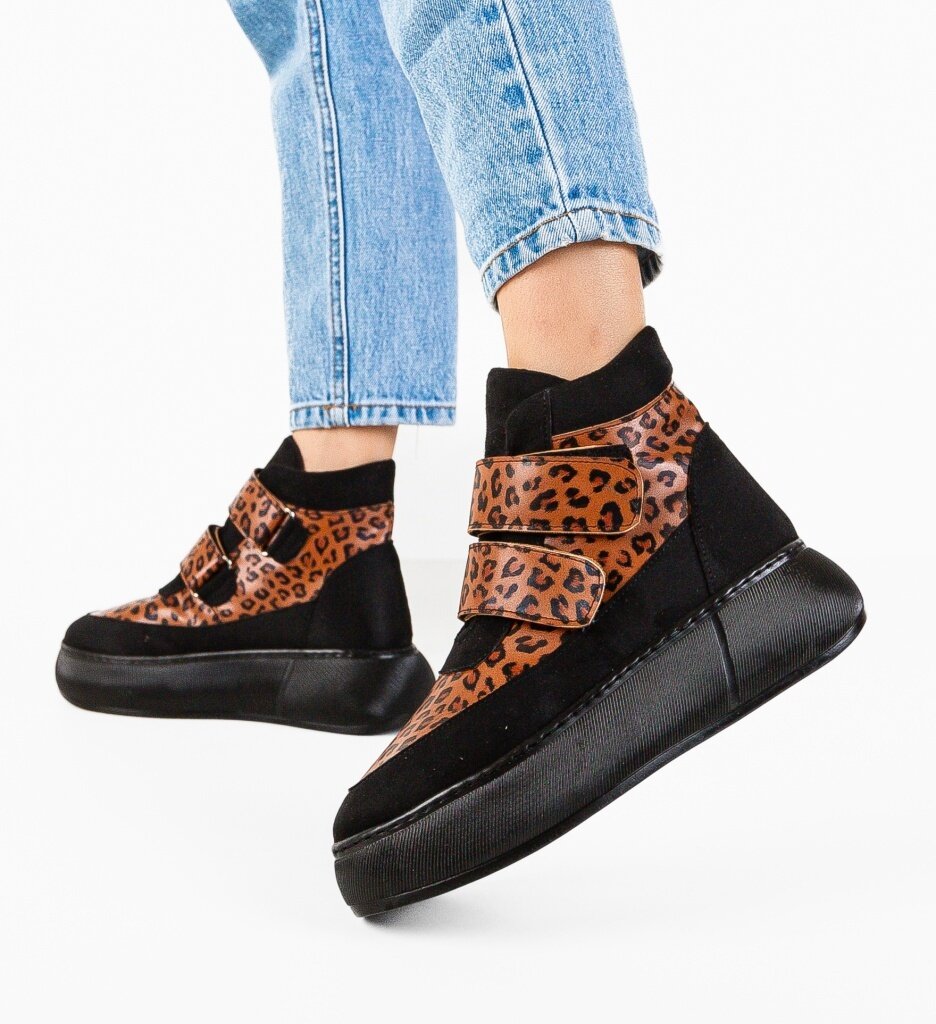 Wow Shoes Боти Hrago Анимал принт