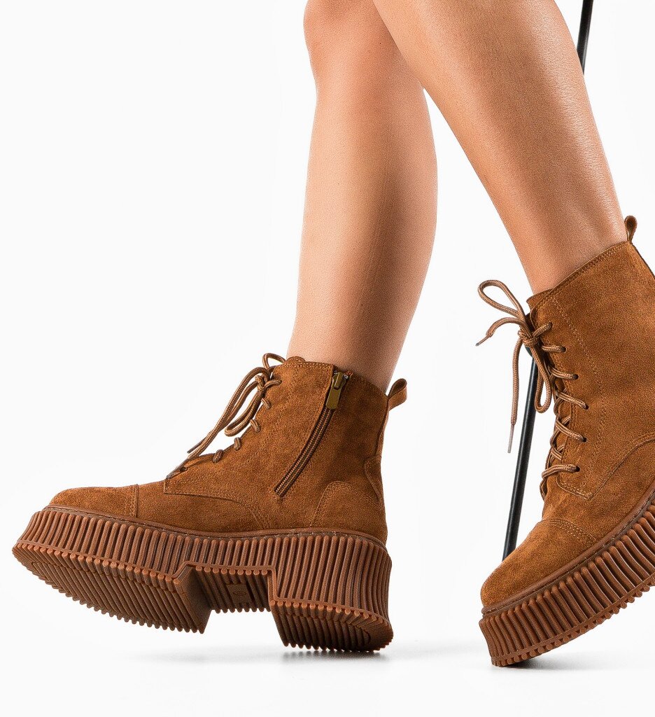 Wow Shoes Боти Lanaz Кафяв