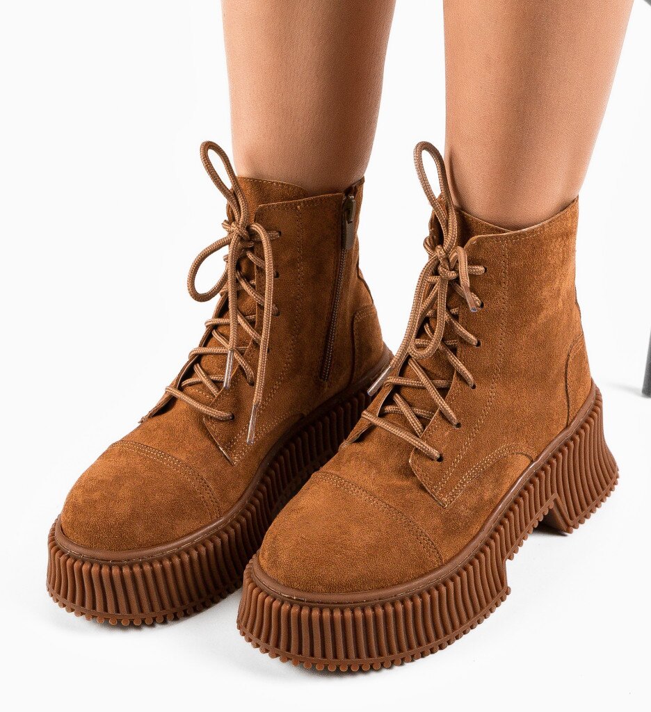Wow Shoes Боти Lanaz Кафяв