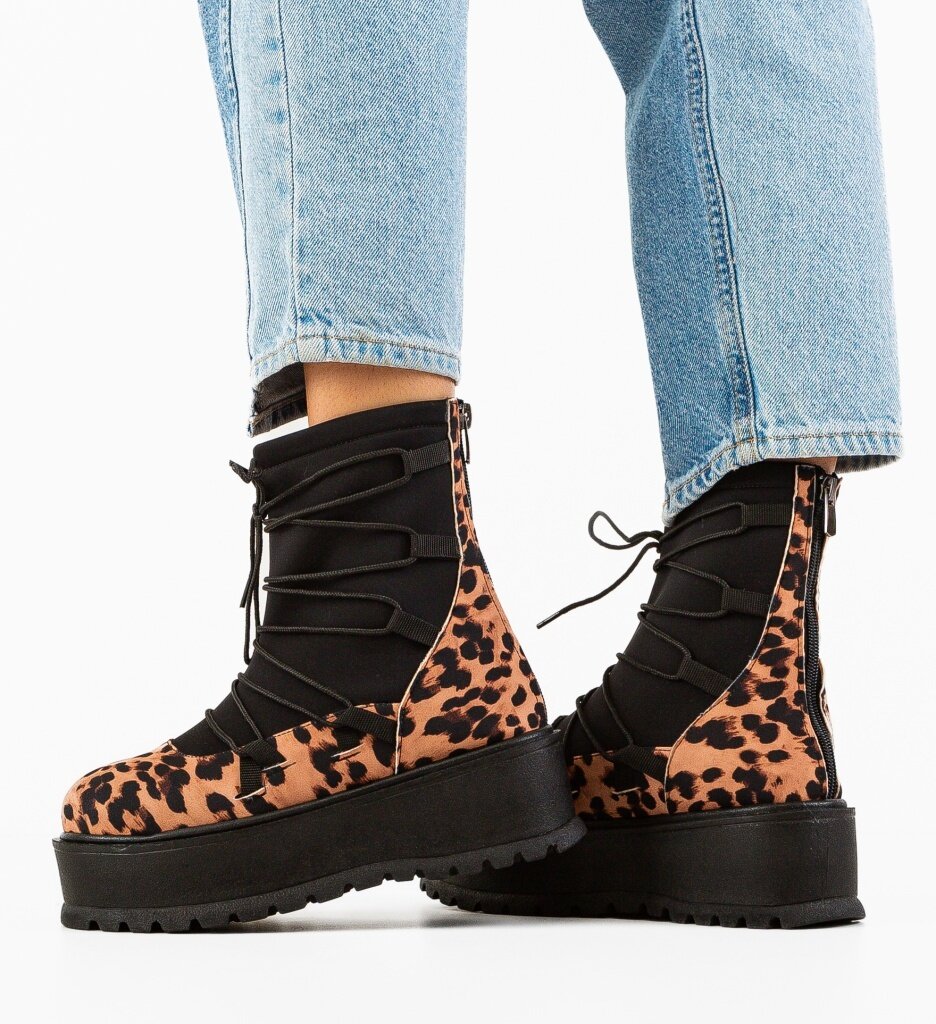Wow Shoes Боти Ligeia Анимал принт