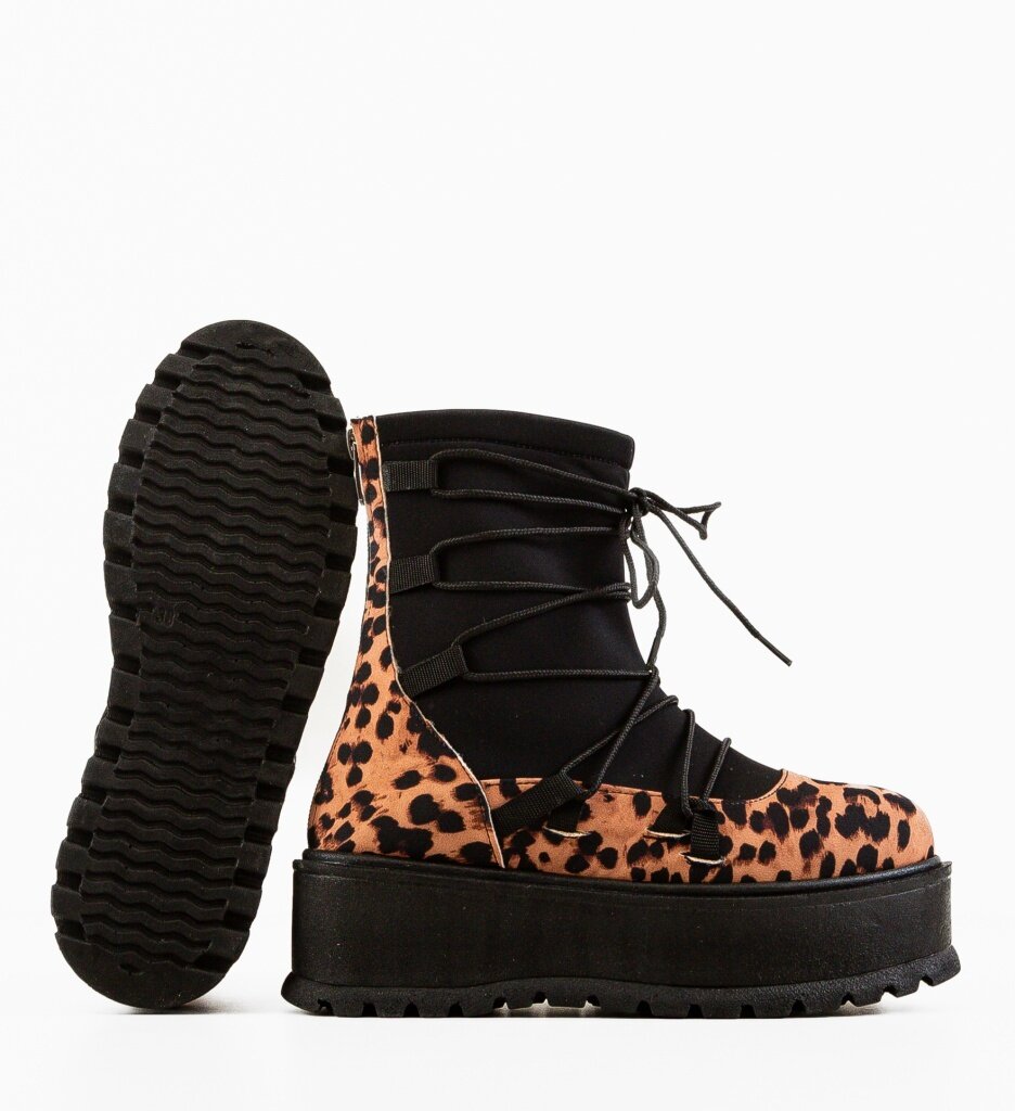 Wow Shoes Боти Ligeia Анимал принт