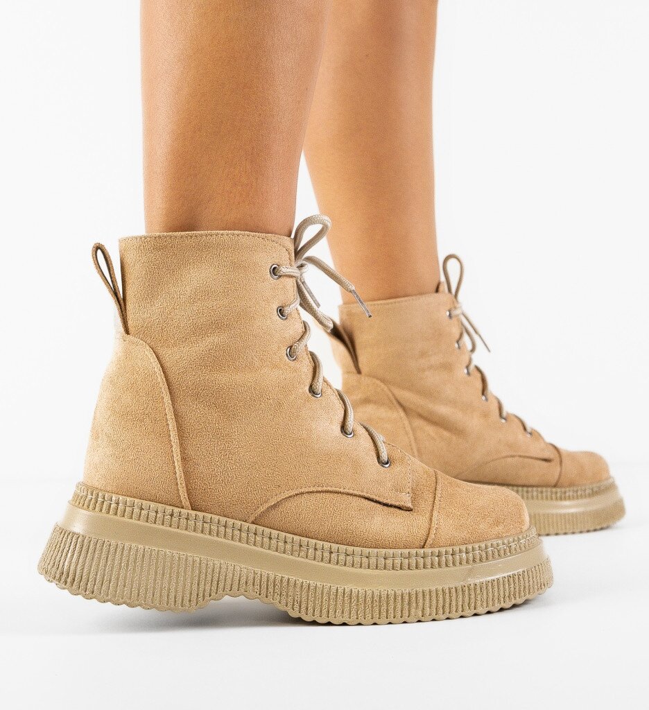 Wow Shoes Боти Manosy Бежов