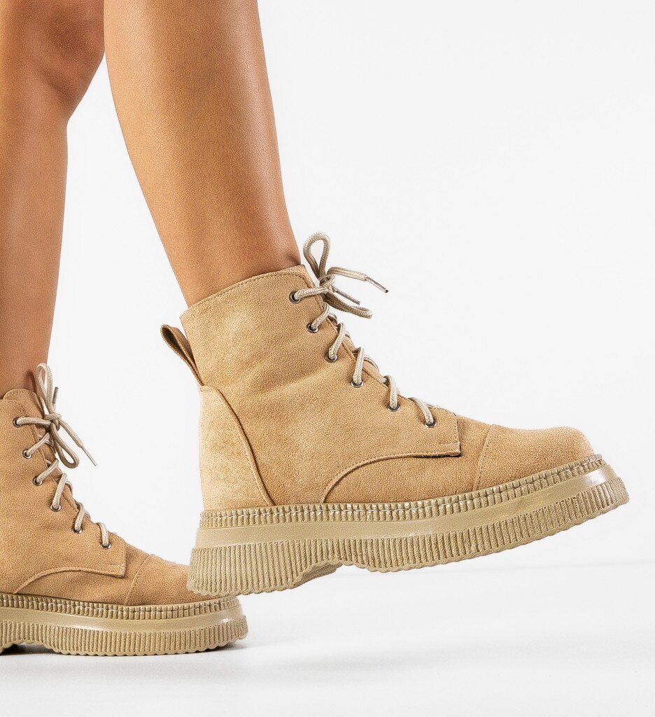 Wow Shoes Боти Manosy Бежов