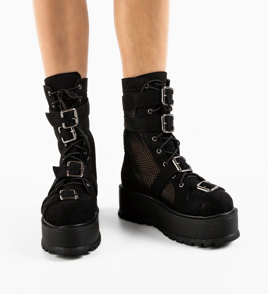 Wow Shoes Боти Nerona Черни