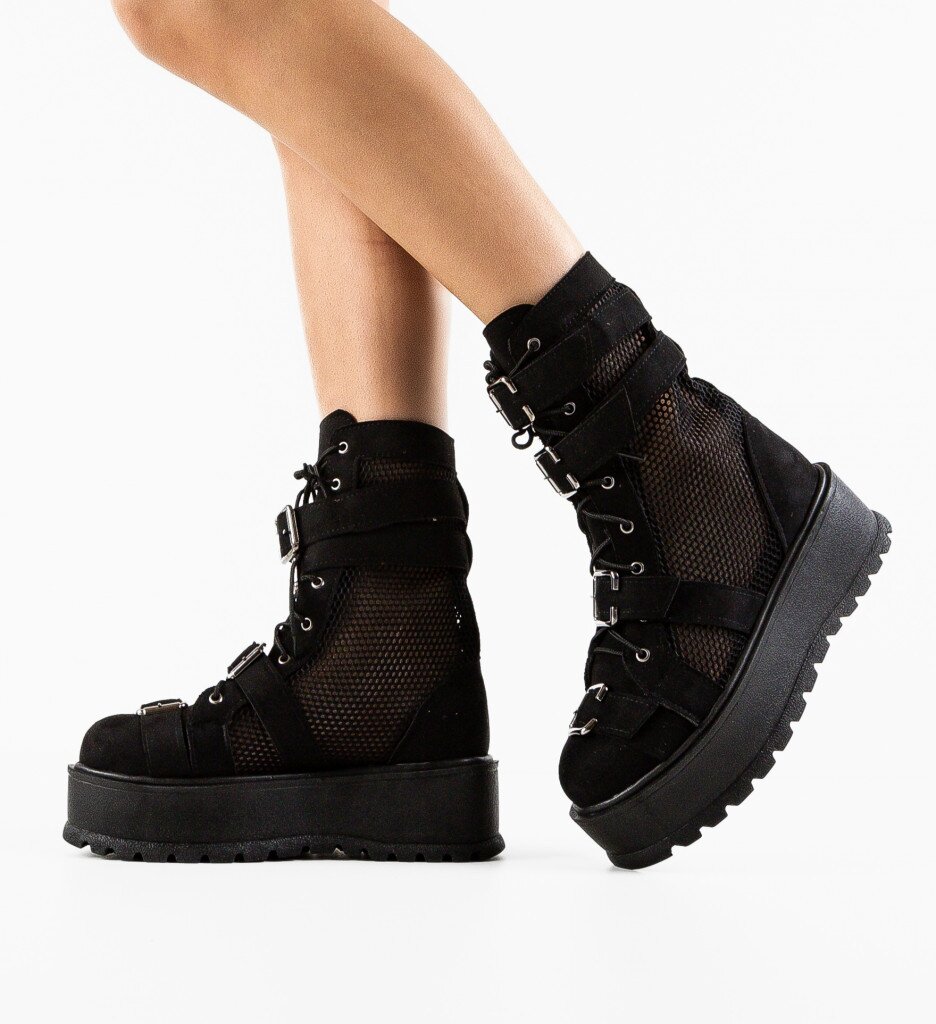 Wow Shoes Боти Nerona Черни