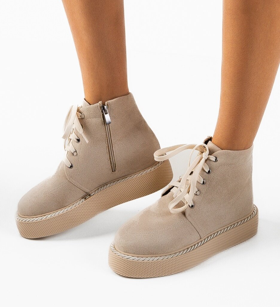 Wow Shoes Боти Rikon 3 Бежов
