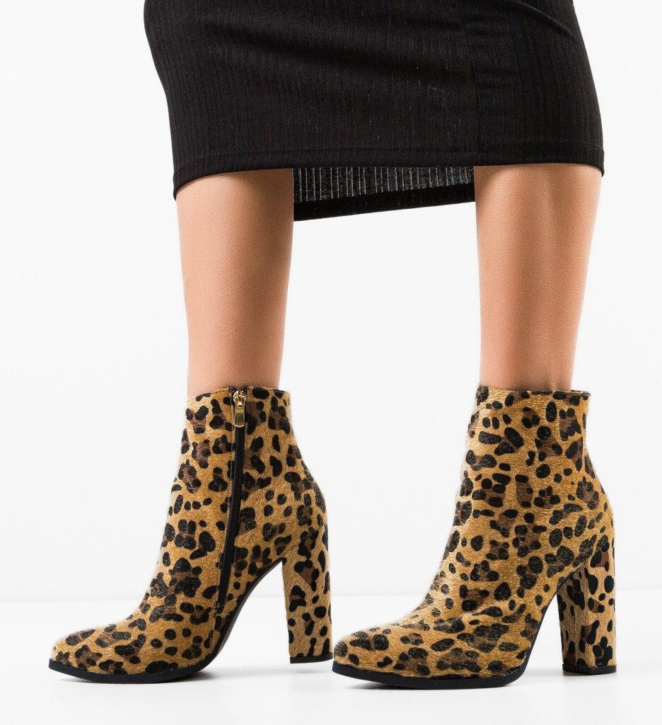 Wow Shoes Ботини Famusa Анимал принт