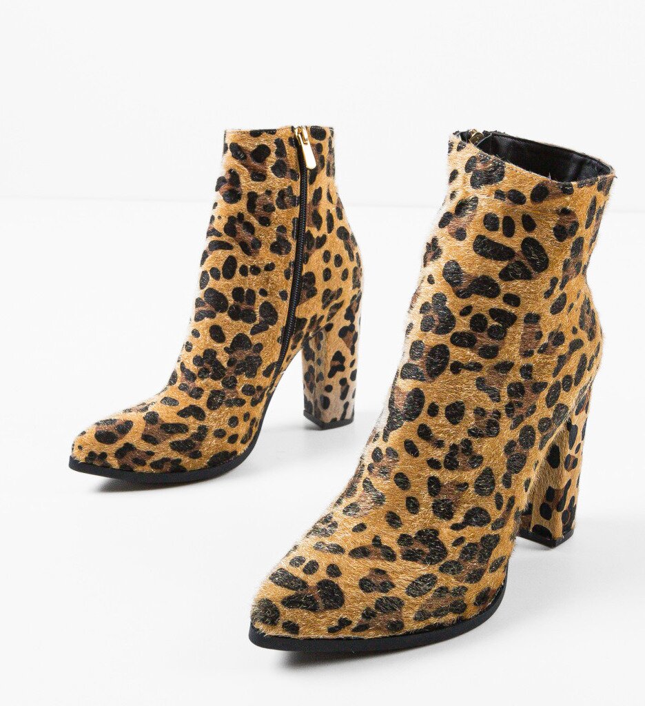 Wow Shoes Ботини Famusa Анимал принт