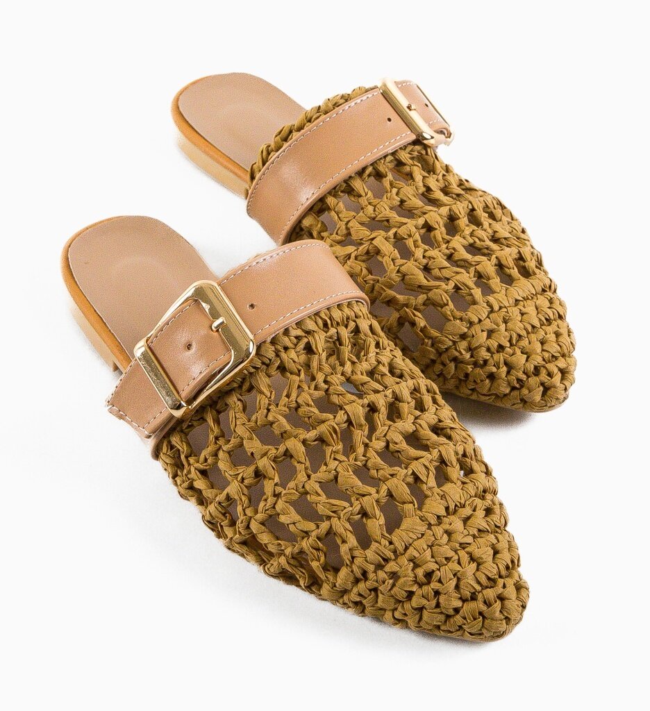 Wow Shoes Чехли Beachy Бежов