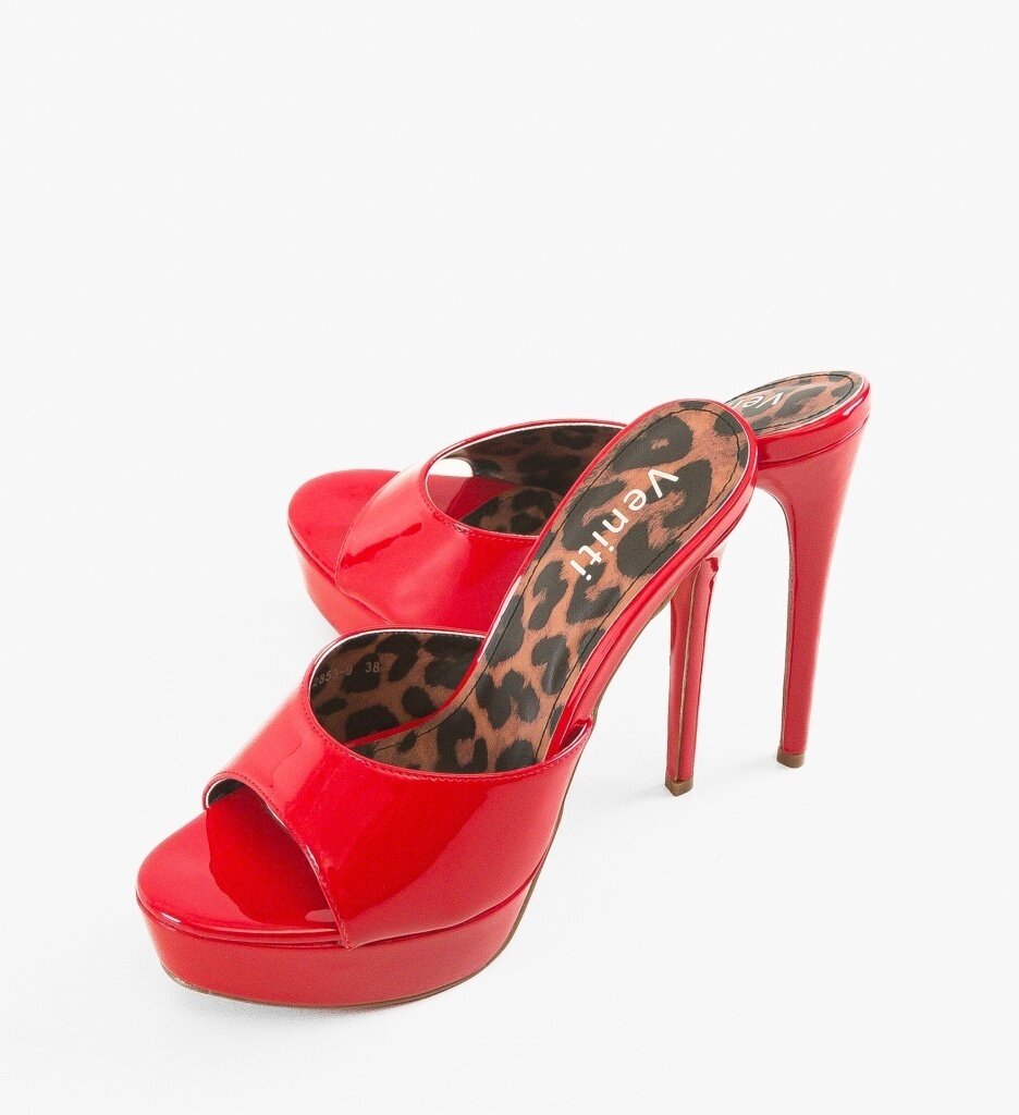 Wow Shoes Чехли Kare Червени