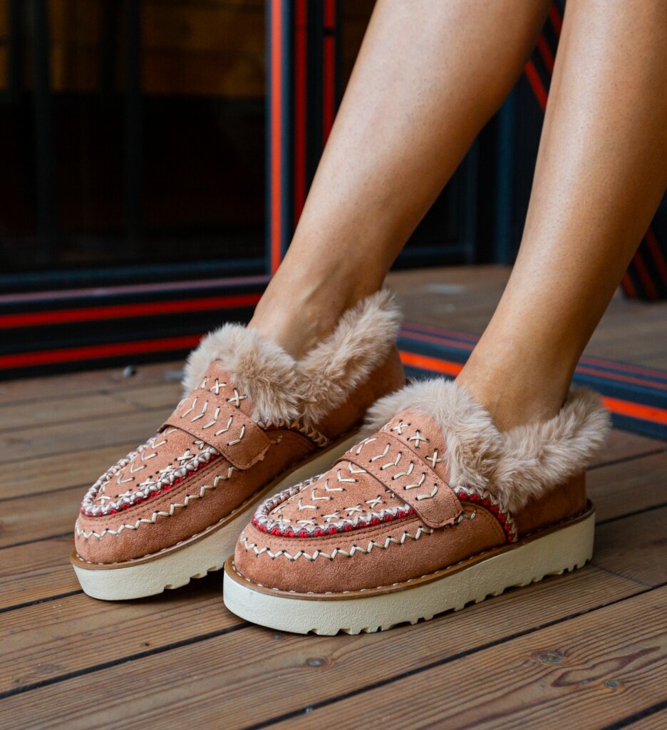 Wow Shoes Ежедневни Chunky Камел
