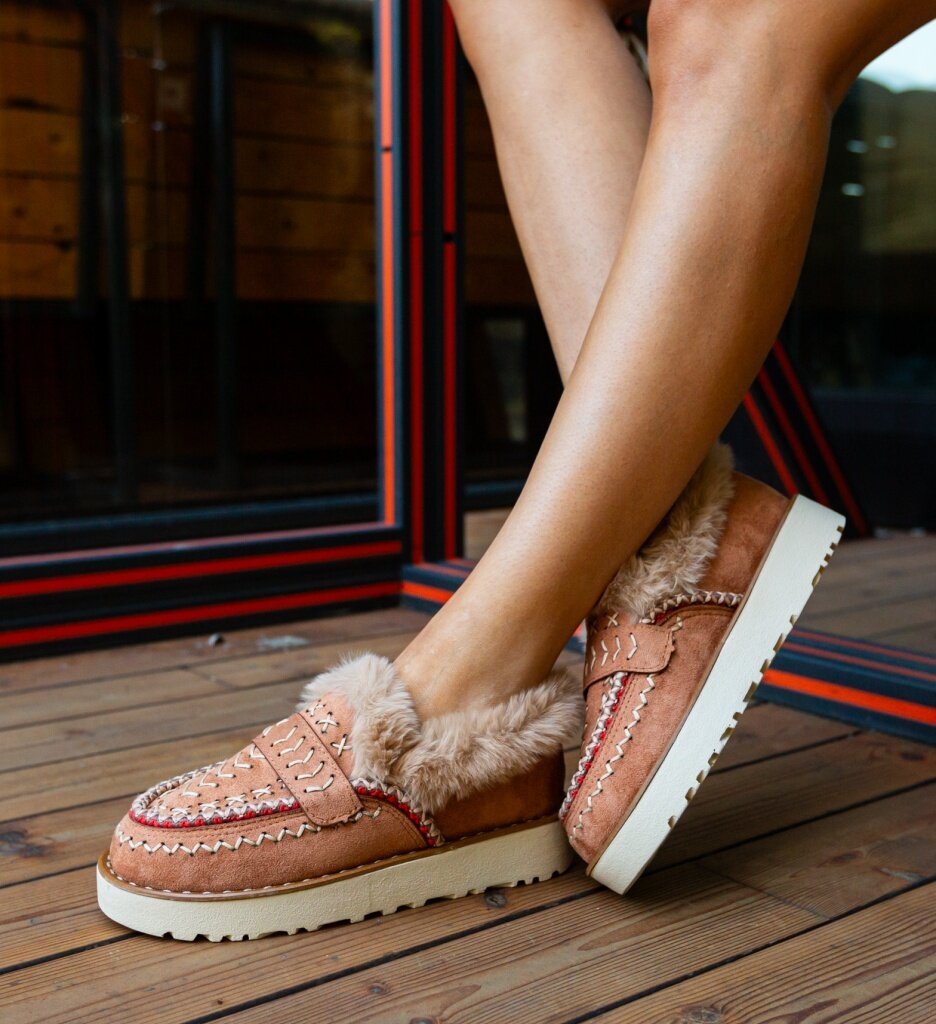 Wow Shoes Ежедневни Chunky Камел
