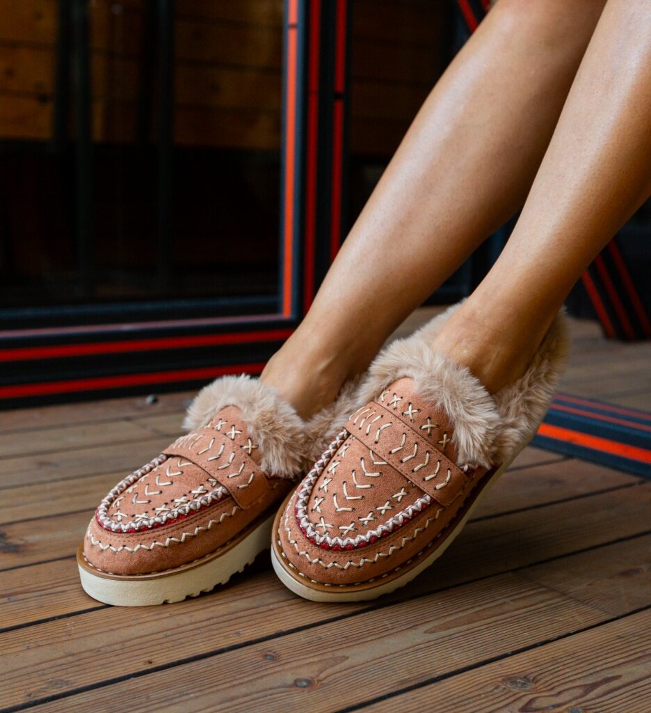 Wow Shoes Ежедневни Chunky Камел