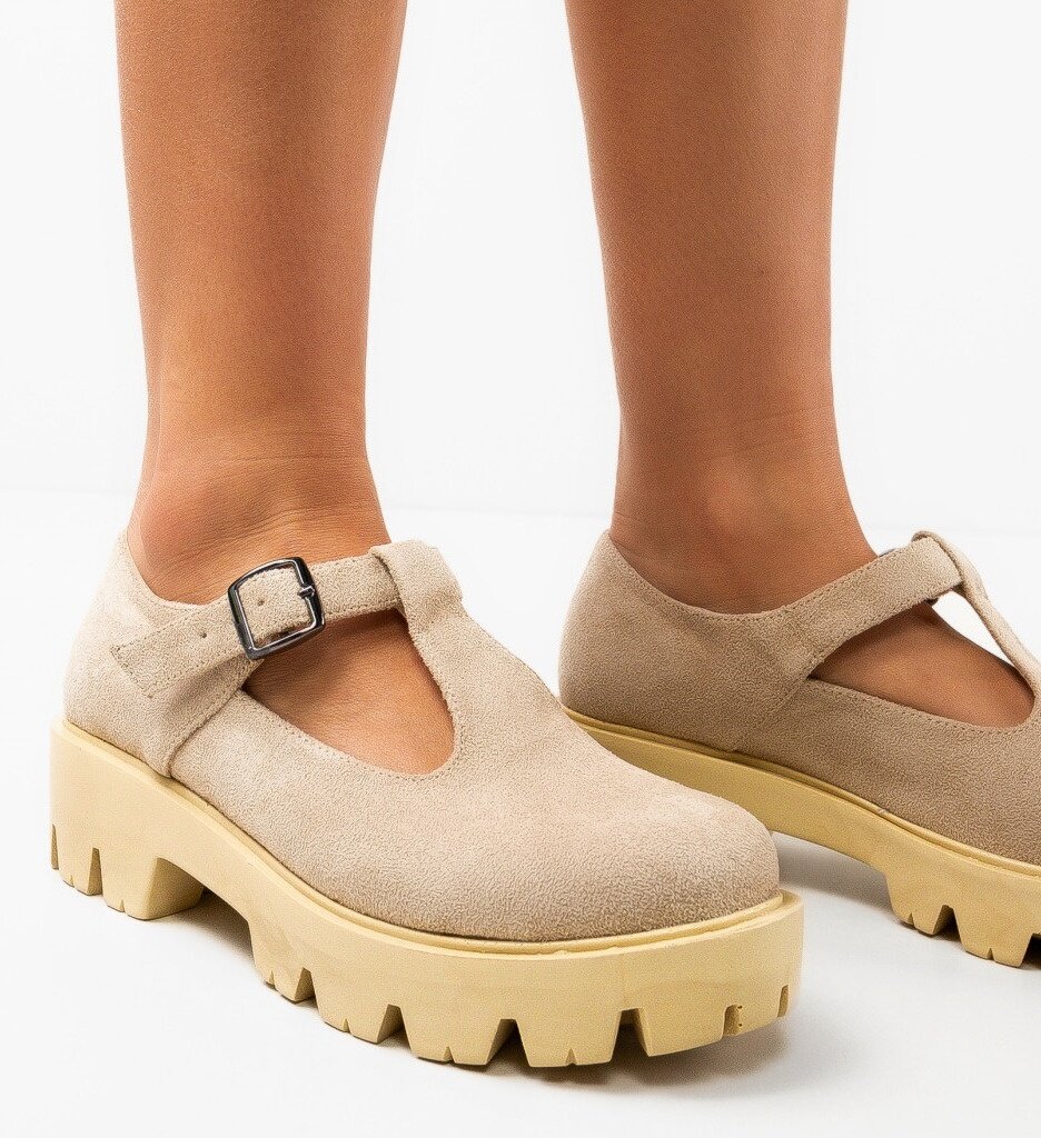 Wow Shoes Ежедневни Lybon Бежов
