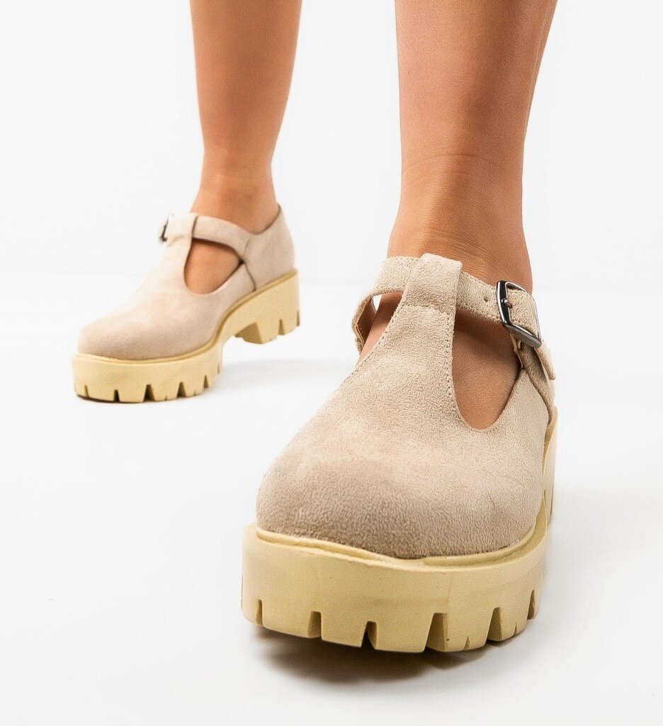 Wow Shoes Ежедневни Lybon Бежов