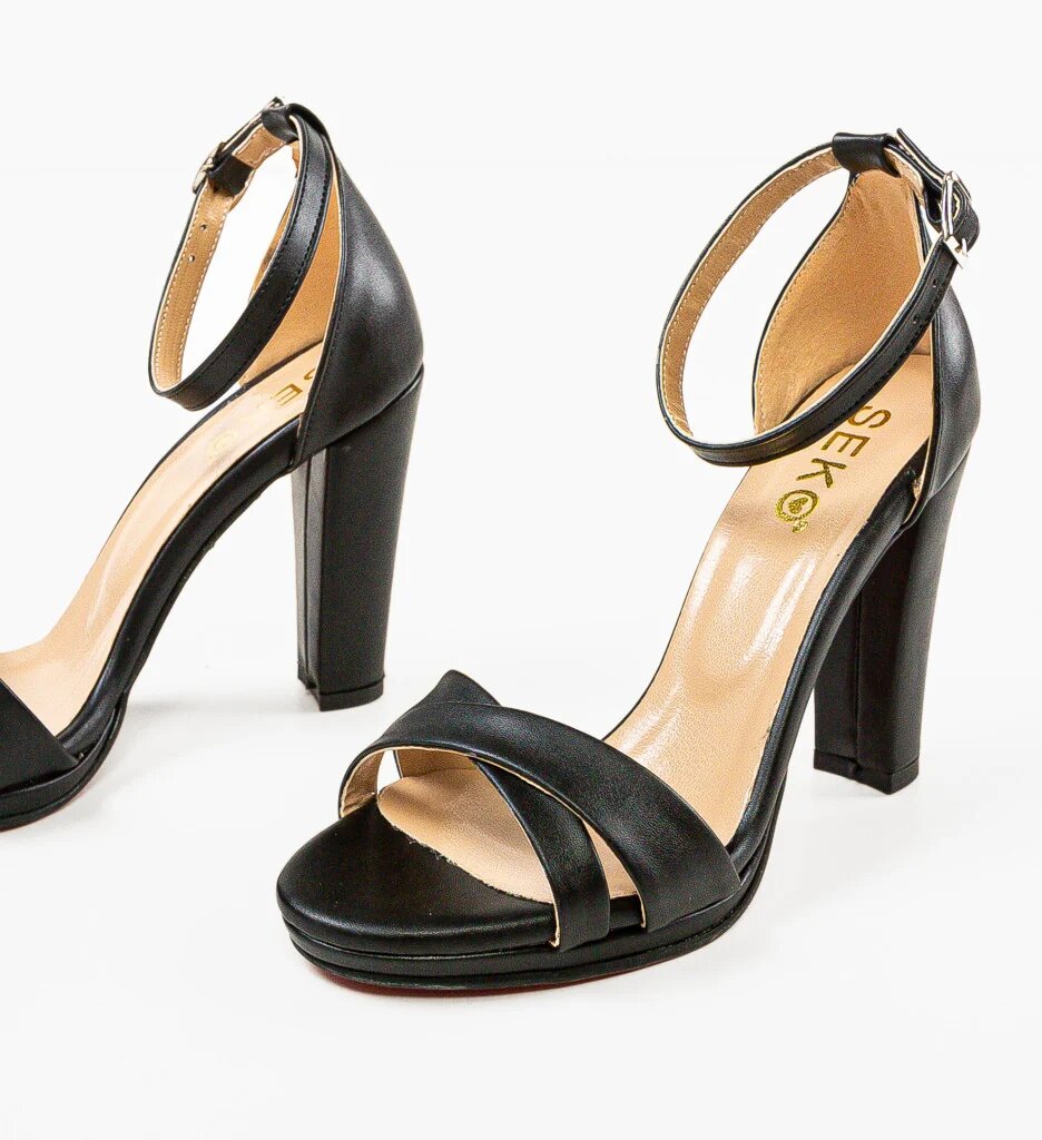 Wow Shoes Сандали на ток Ardes Черни