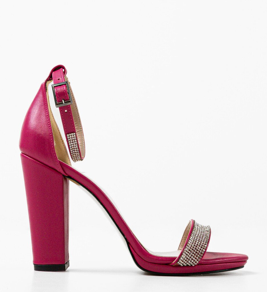 Wow Shoes Сандали на ток Fryty Фуксия
