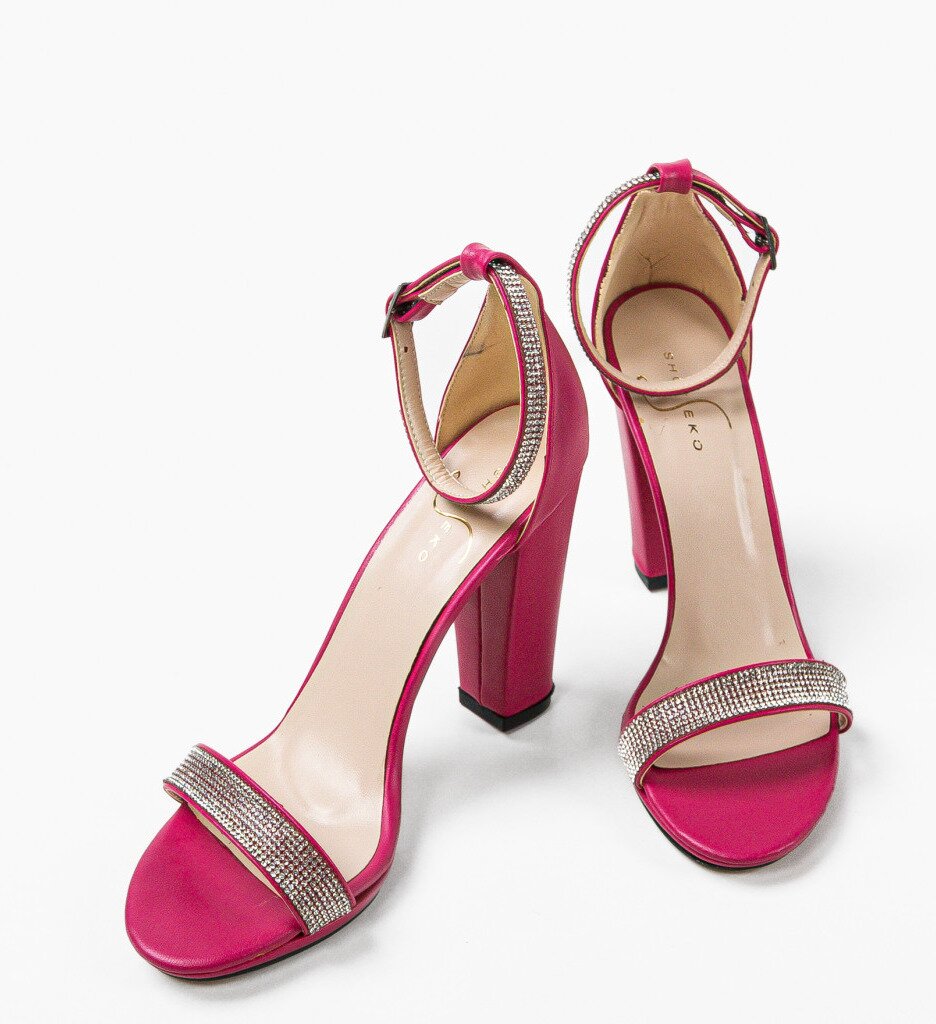 Wow Shoes Сандали на ток Fryty Фуксия