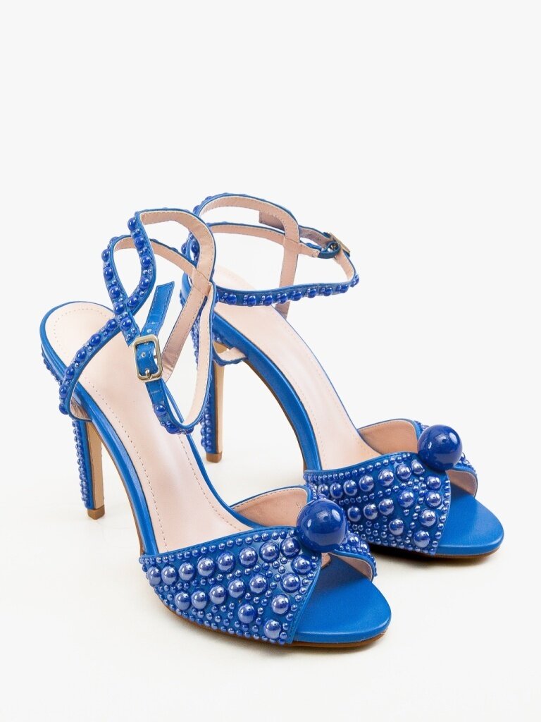 Wow Shoes Сандали на ток Genetor Черни