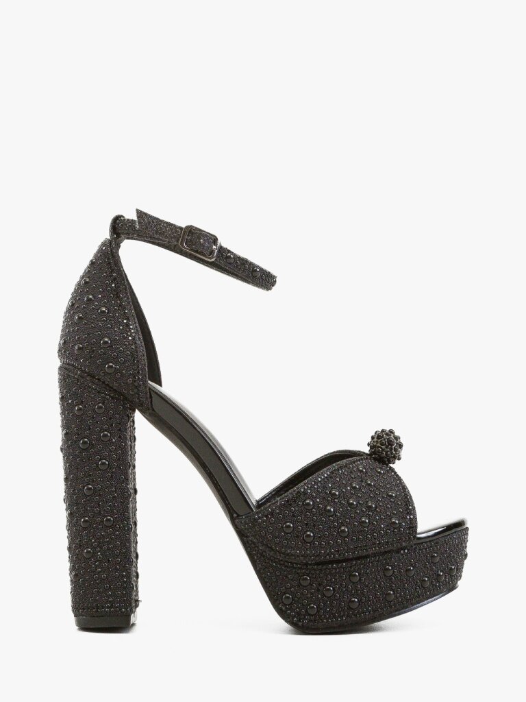 Wow Shoes Сандали на ток Gruyah Черни