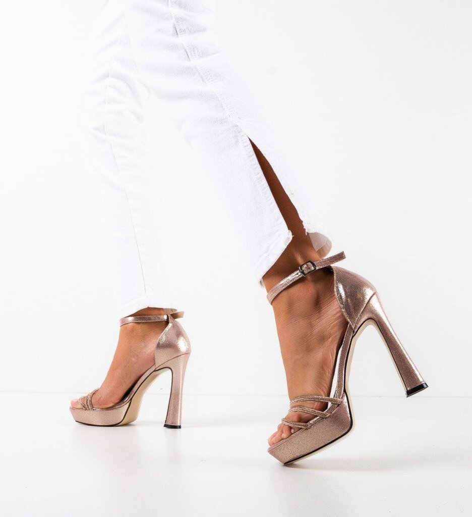 Wow Shoes Сандали на ток Hana Розови