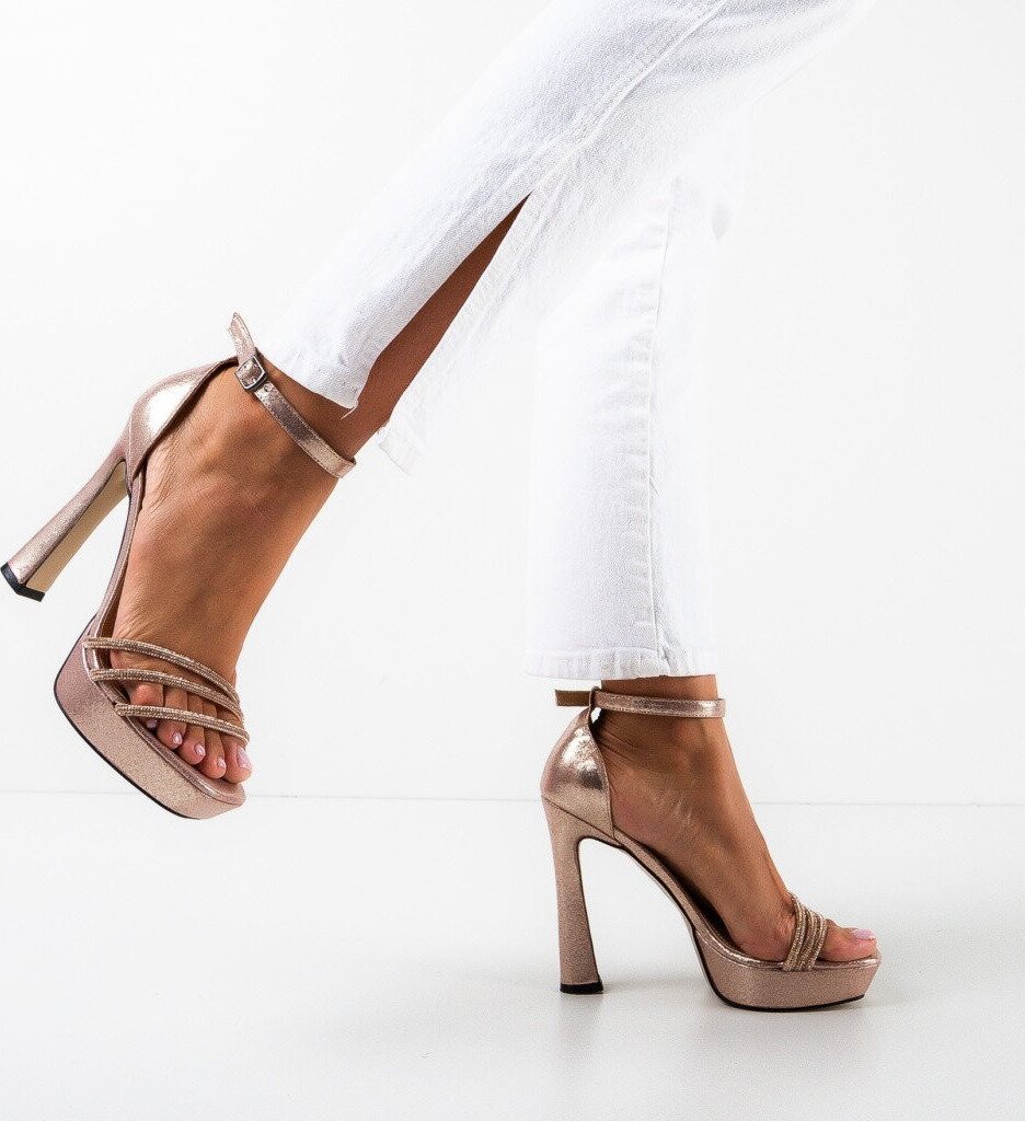 Wow Shoes Сандали на ток Hana Розови
