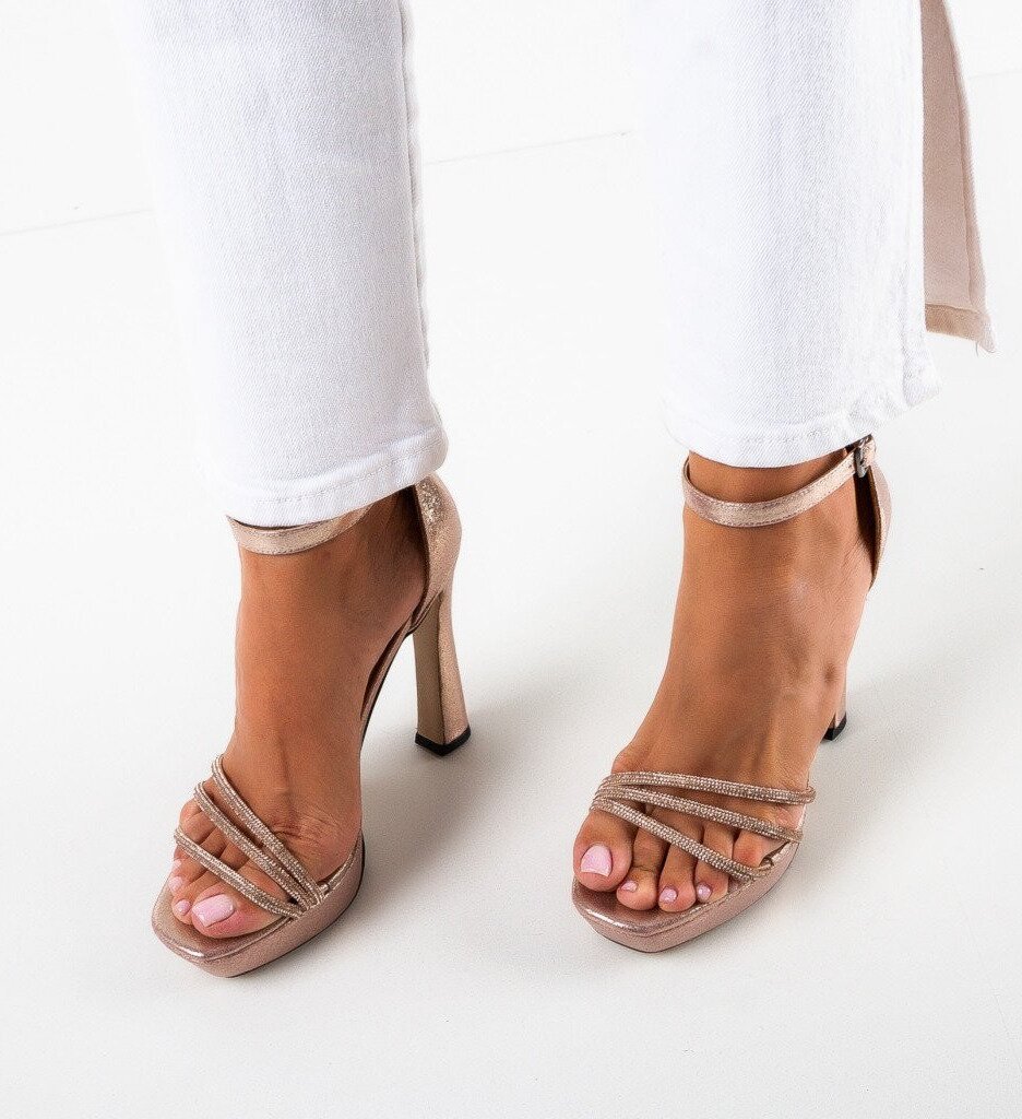 Wow Shoes Сандали на ток Hana Розови