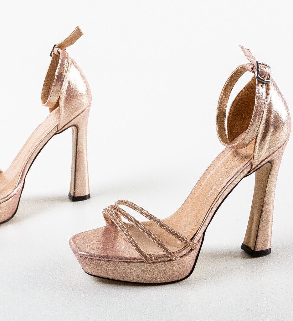 Wow Shoes Сандали на ток Hana Розови