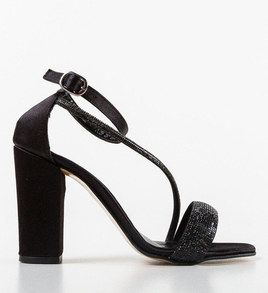 Wow Shoes Сандали на ток Heze 2 Черни