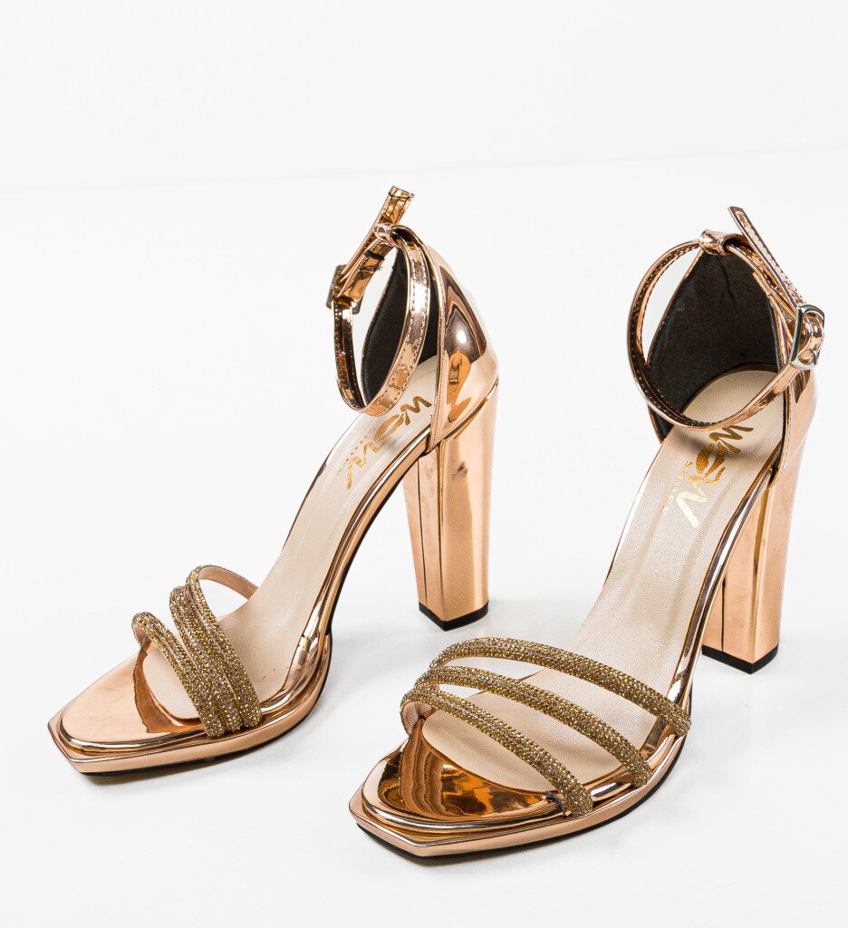 Wow Shoes Сандали на ток Jangor Розов