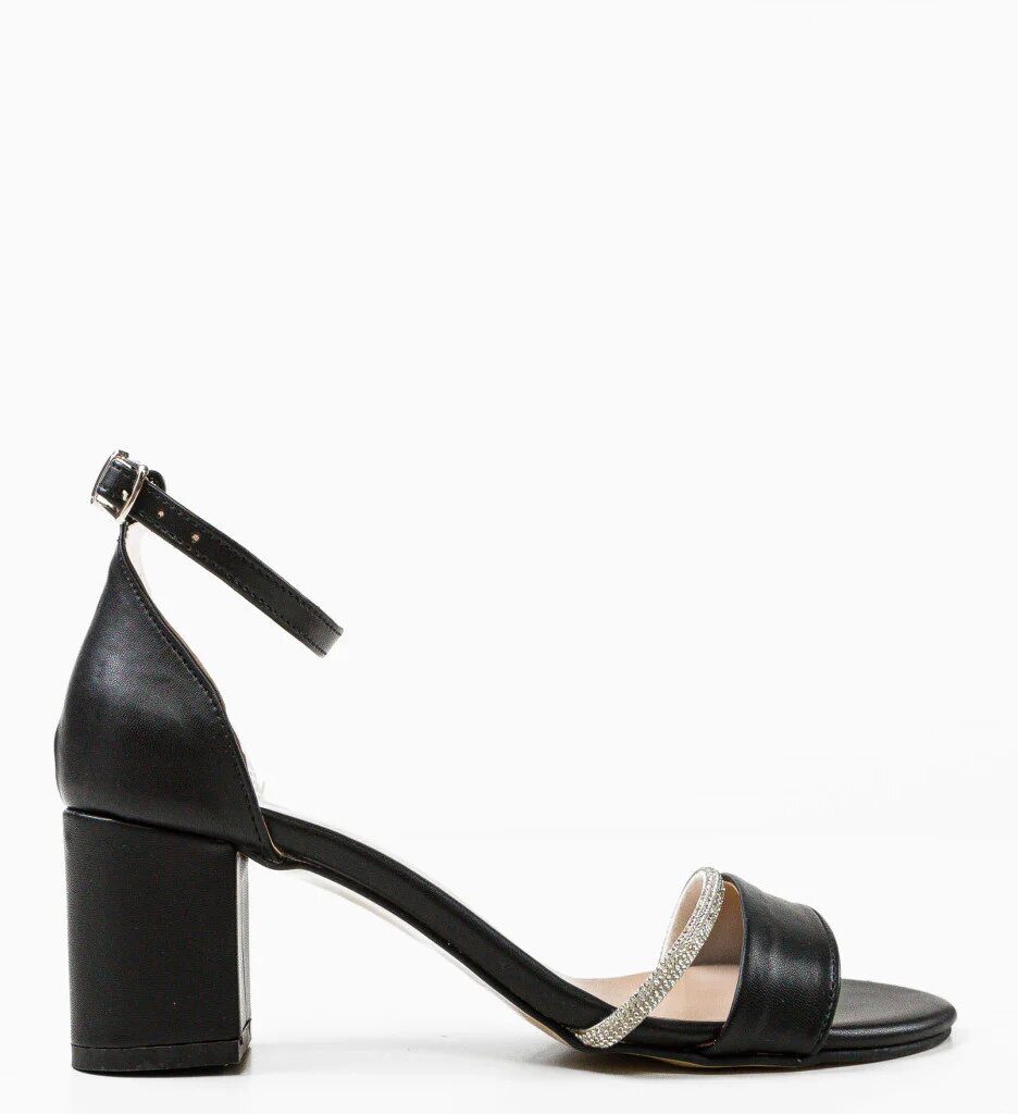 Wow Shoes Сандали на ток Kasty Черни