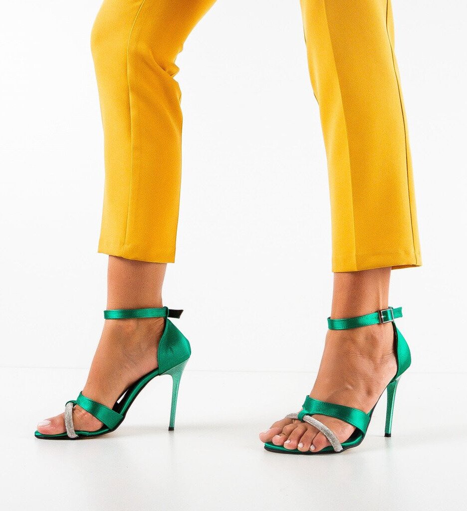 Wow Shoes Сандали на ток Krause Зелени