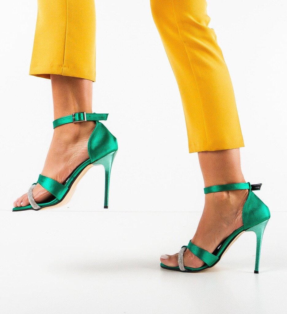 Wow Shoes Сандали на ток Krause Зелени