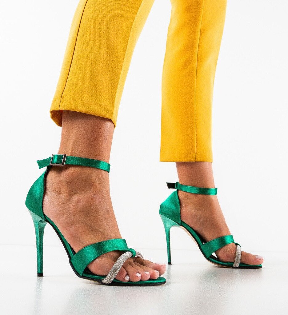 Wow Shoes Сандали на ток Krause Зелени