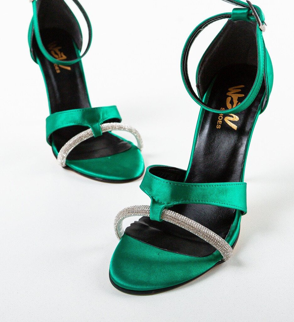 Wow Shoes Сандали на ток Krause Зелени