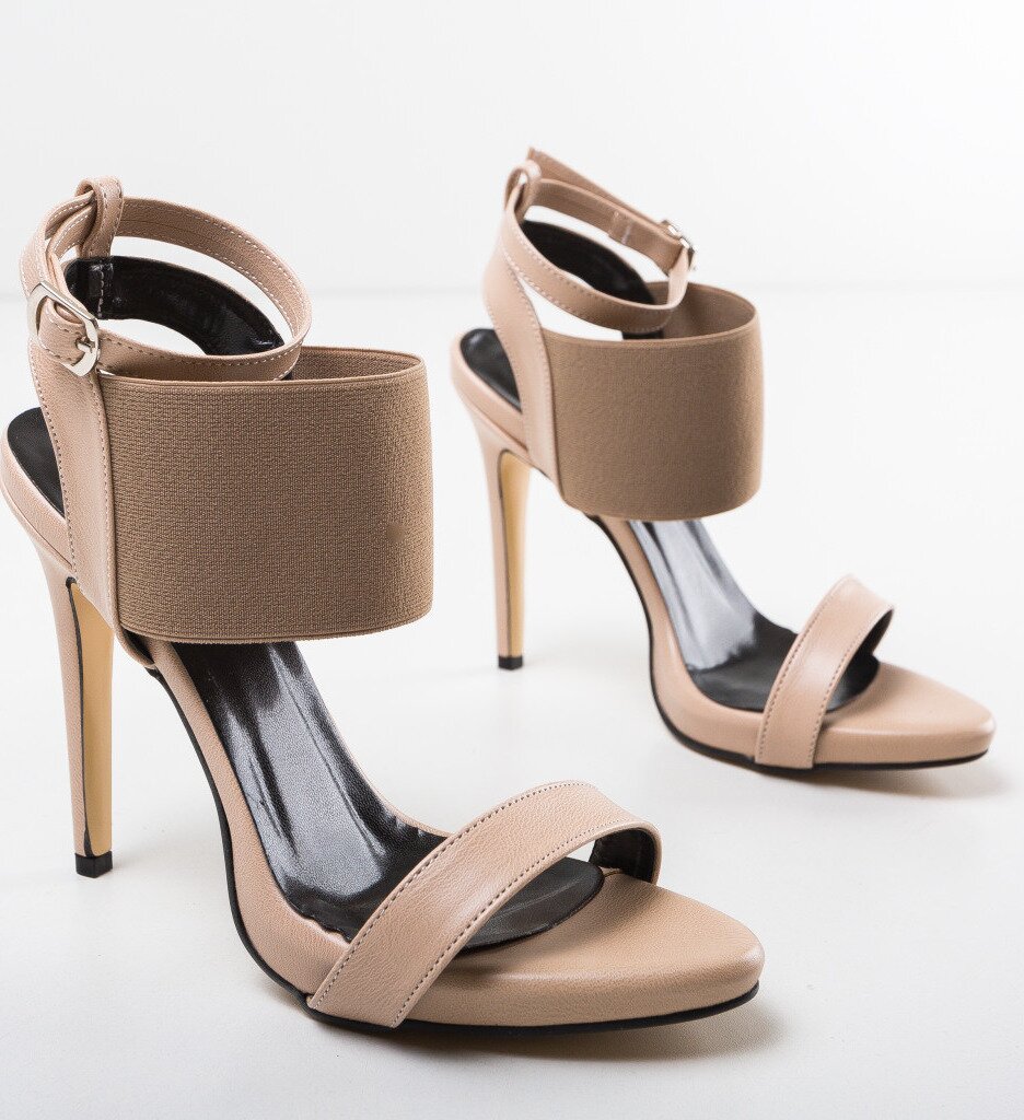 Wow Shoes Сандали на ток Morison Бежов