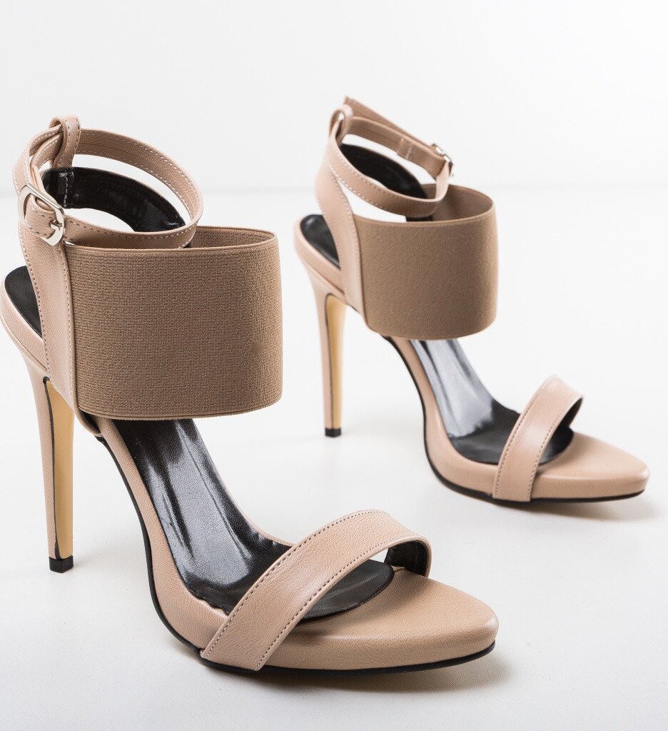 Wow Shoes Сандали на ток Morison Бежов