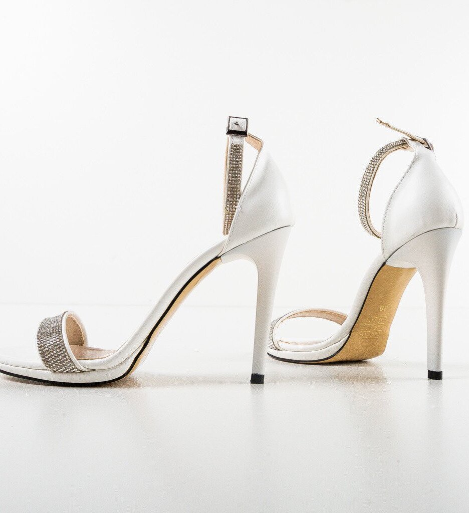 Wow Shoes Сандали на ток Mydabel Бели
