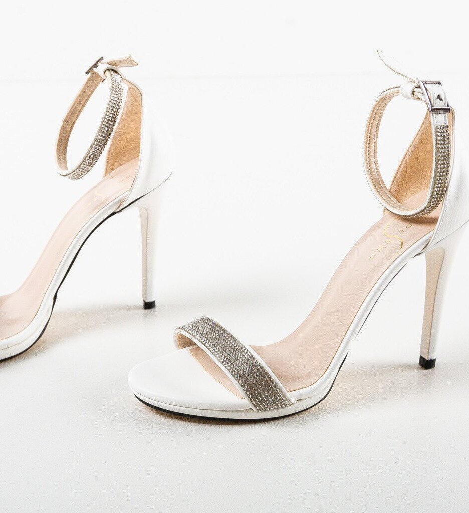 Wow Shoes Сандали на ток Mydabel Бели