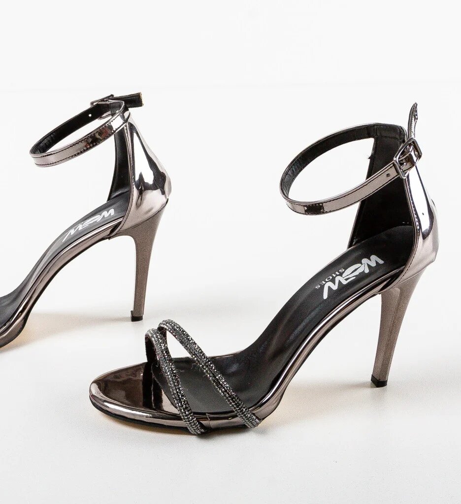Wow Shoes Сандали на ток Myretam Сив