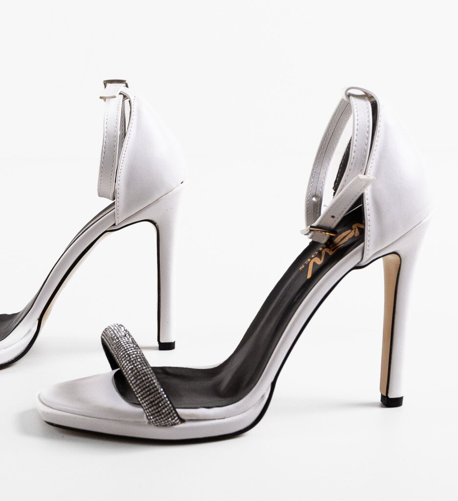 Wow Shoes Сандали на ток Noely Бели
