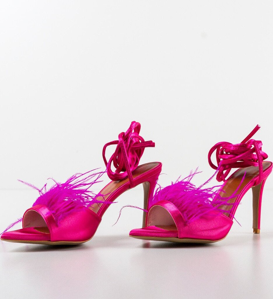 Wow Shoes Сандали на ток Orka Фуксия