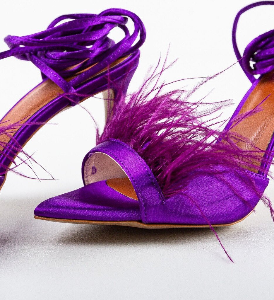 Wow Shoes Сандали на ток Orka Лилав