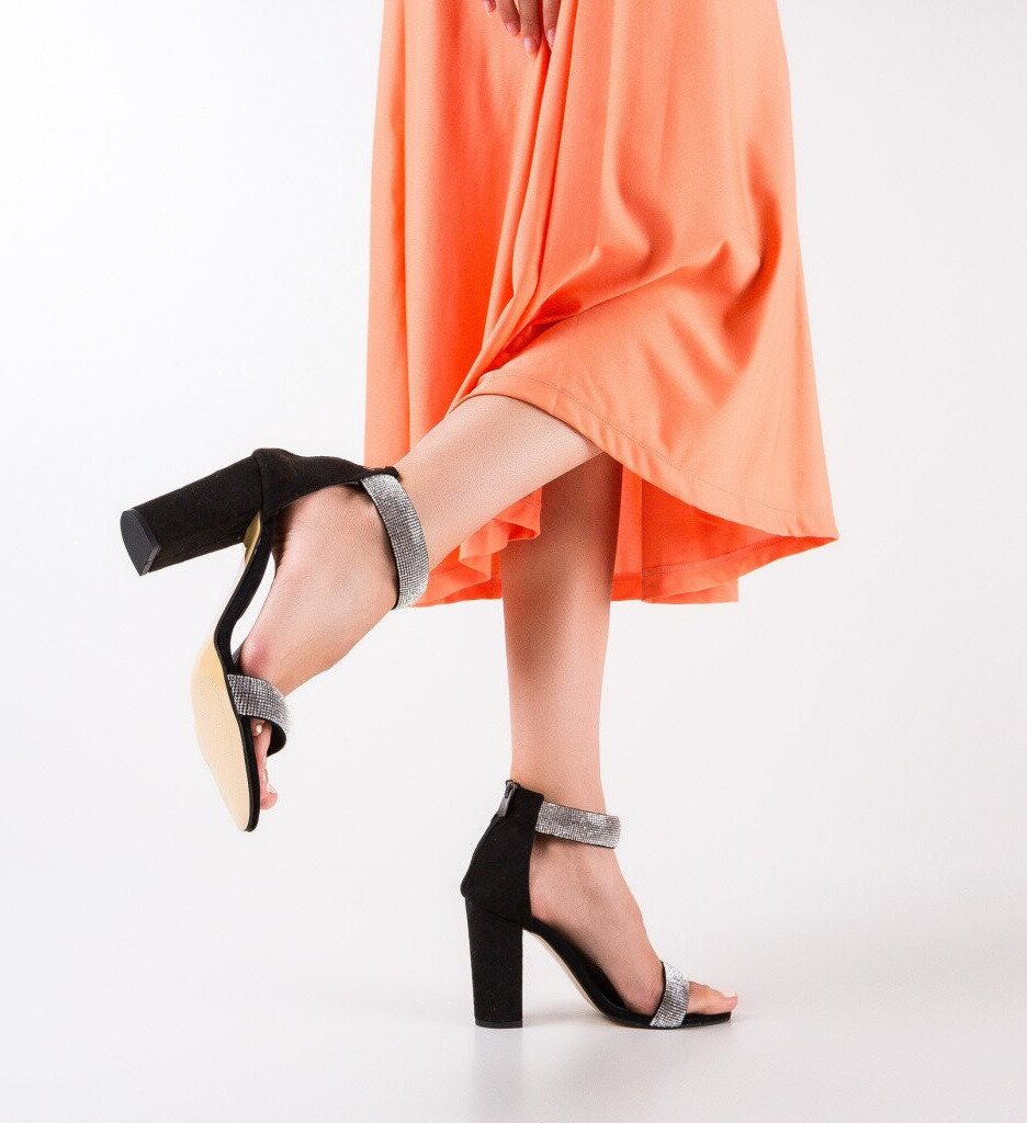 Wow Shoes Сандали на ток Ragada 2 Черни