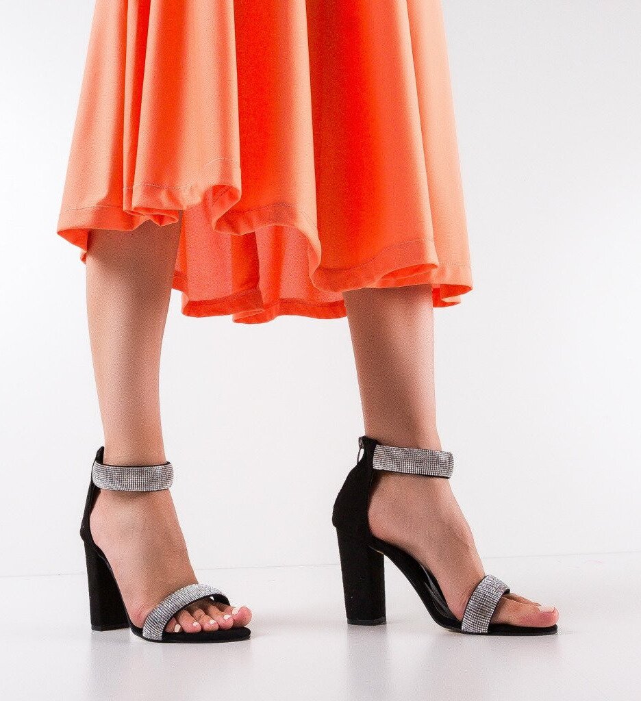 Wow Shoes Сандали на ток Ragada 2 Черни