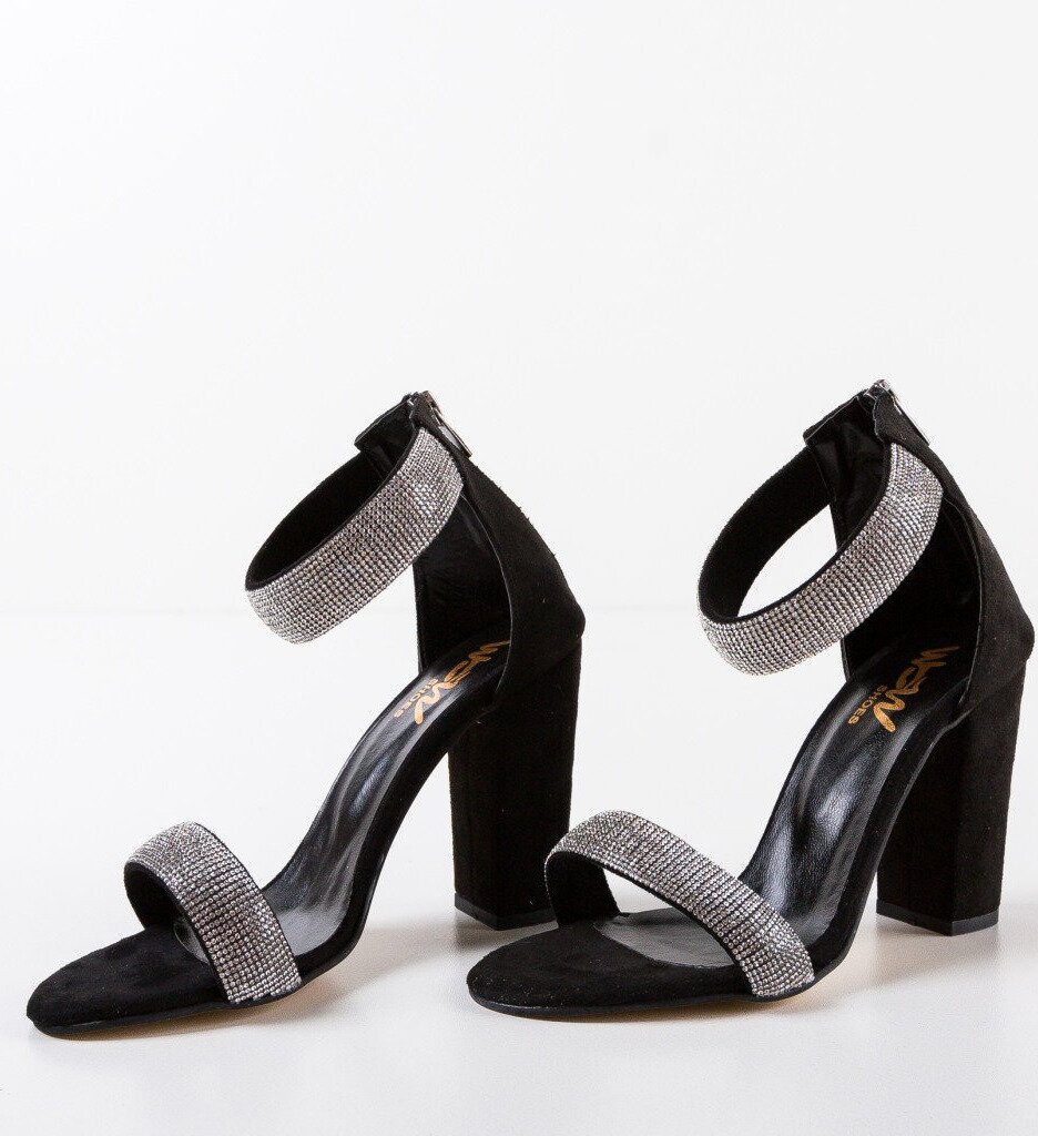 Wow Shoes Сандали на ток Ragada 2 Черни