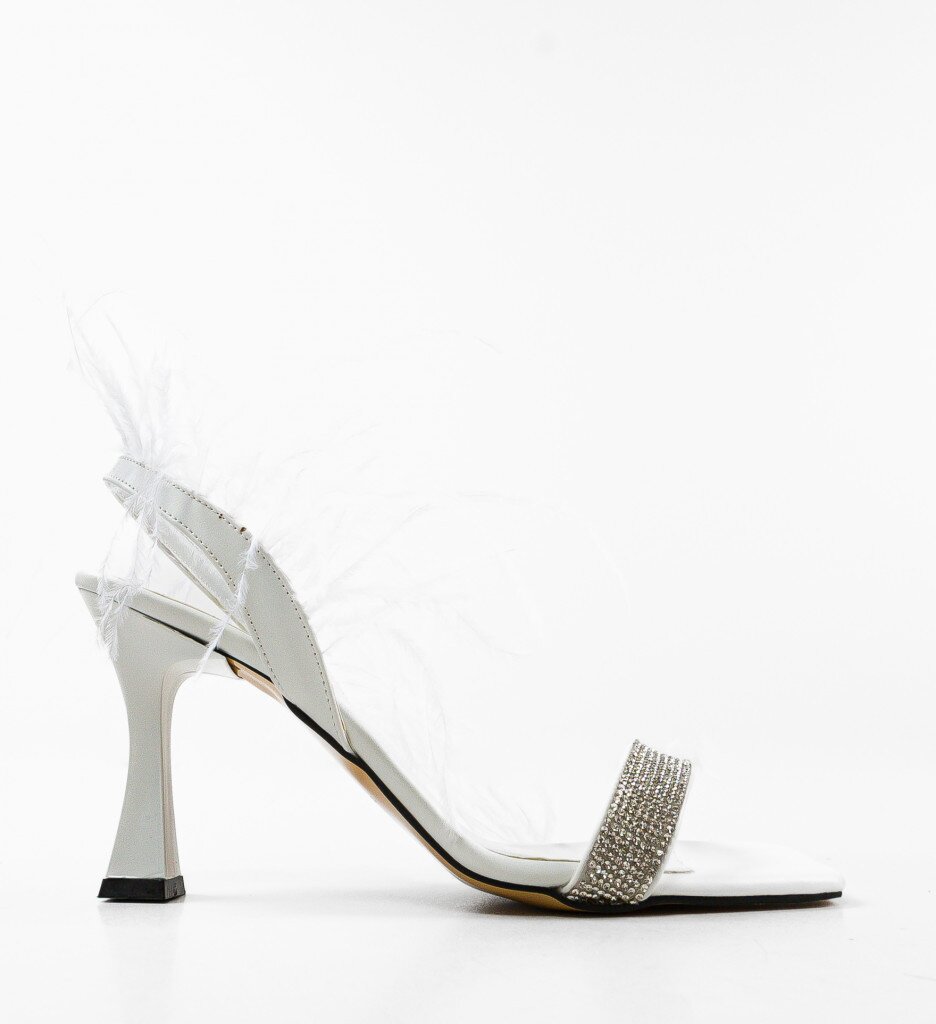 Wow Shoes Сандали на ток Salcia Бели