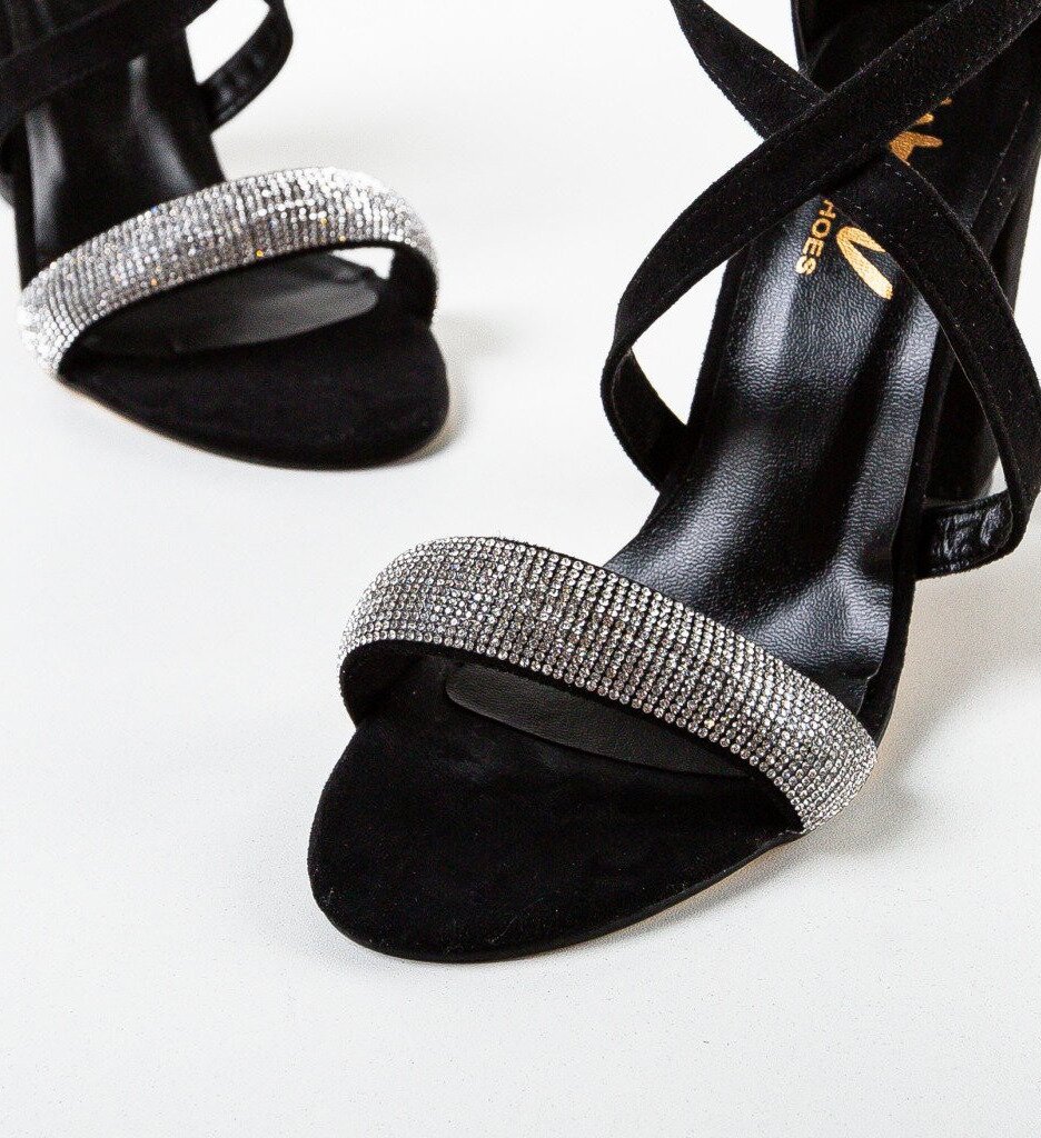 Wow Shoes Сандали на ток Terna Черни