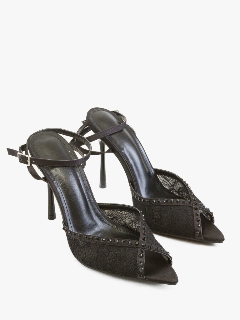 Wow Shoes Сандали на ток Torez Черни